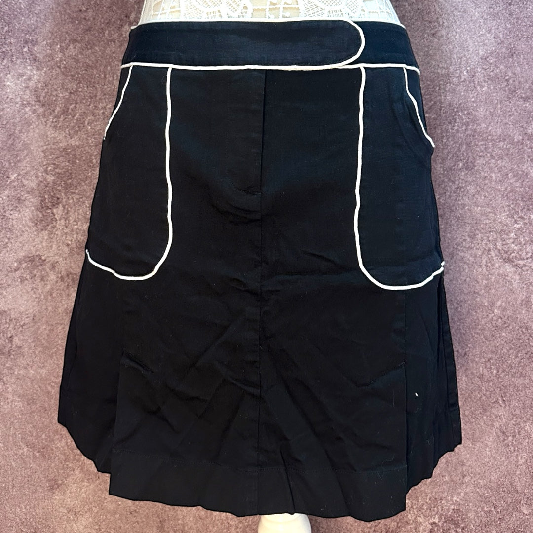 Ann Taylor LOFT Black Mini Skirt