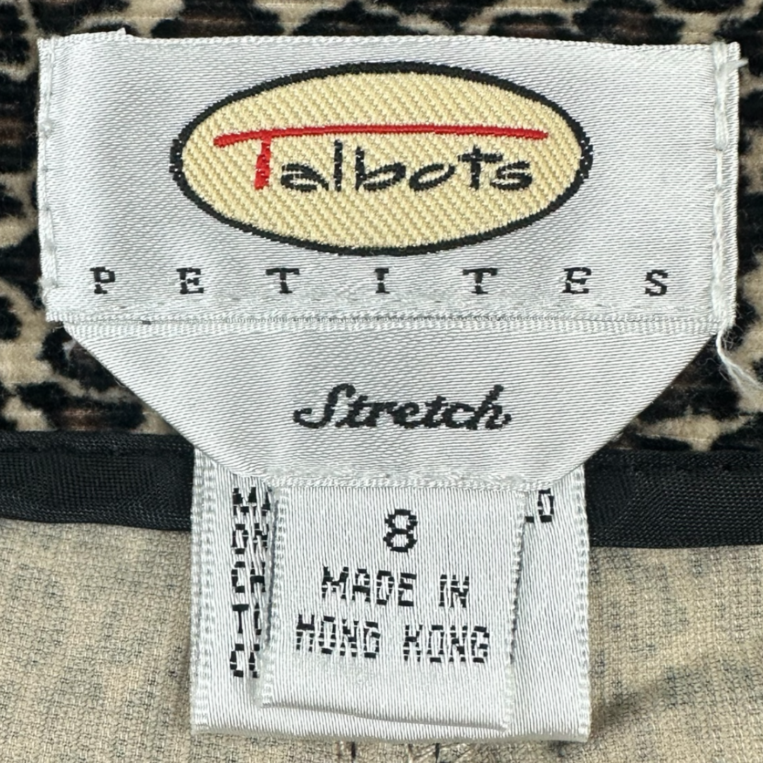 Talbots Leopard Print A Line Skirt
