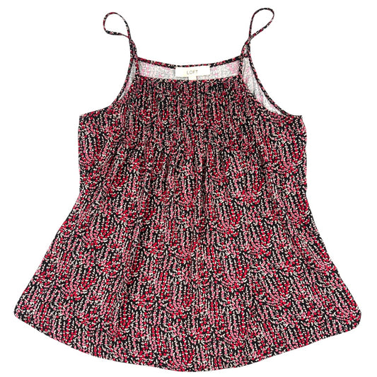 Ann Taylor LOFT Floral Mixed Media Cami Top