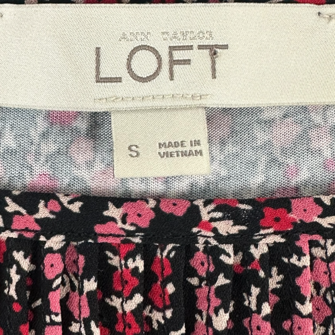 Ann Taylor LOFT Floral Mixed Media Cami Top