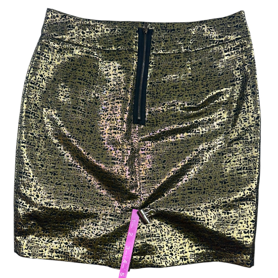 Alyx Gold Metallic Mini Skirt