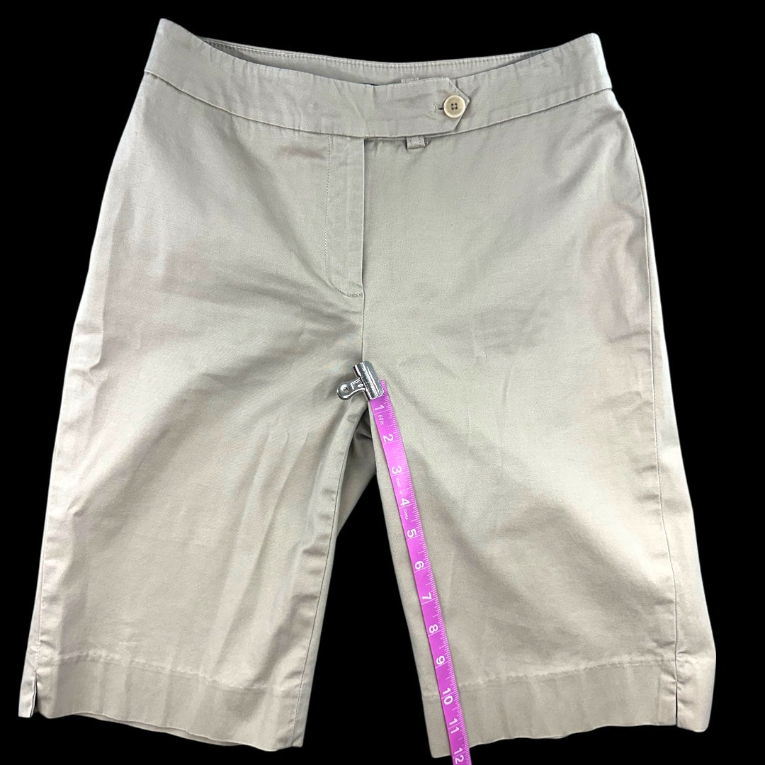 Jones New York Stretch Khaki Bermuda Shorts