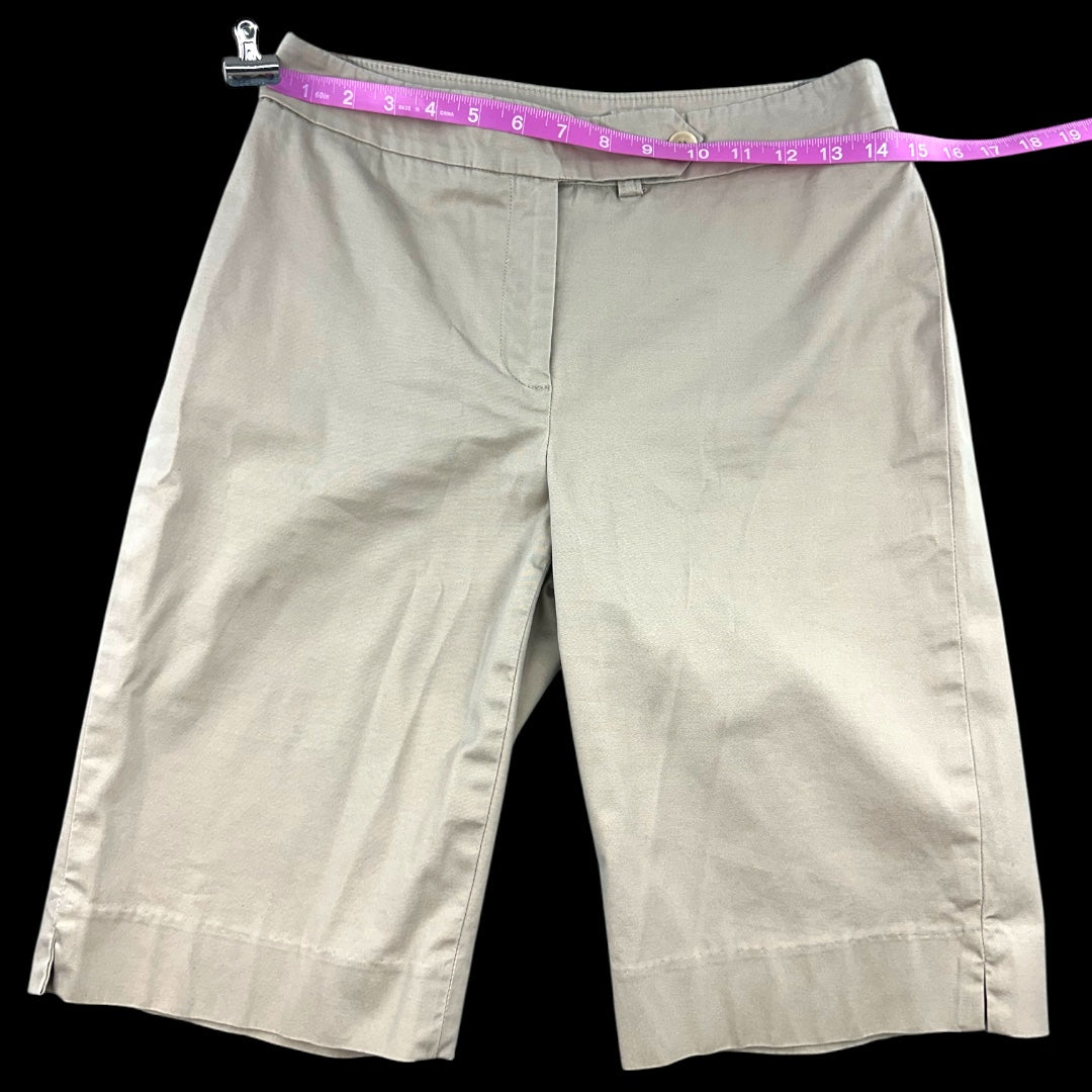 Jones New York Stretch Khaki Bermuda Shorts