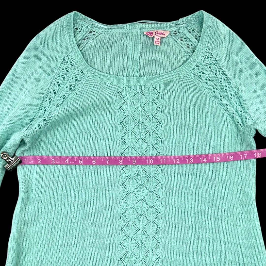 Candie's Mint Green Crewneck Sweater