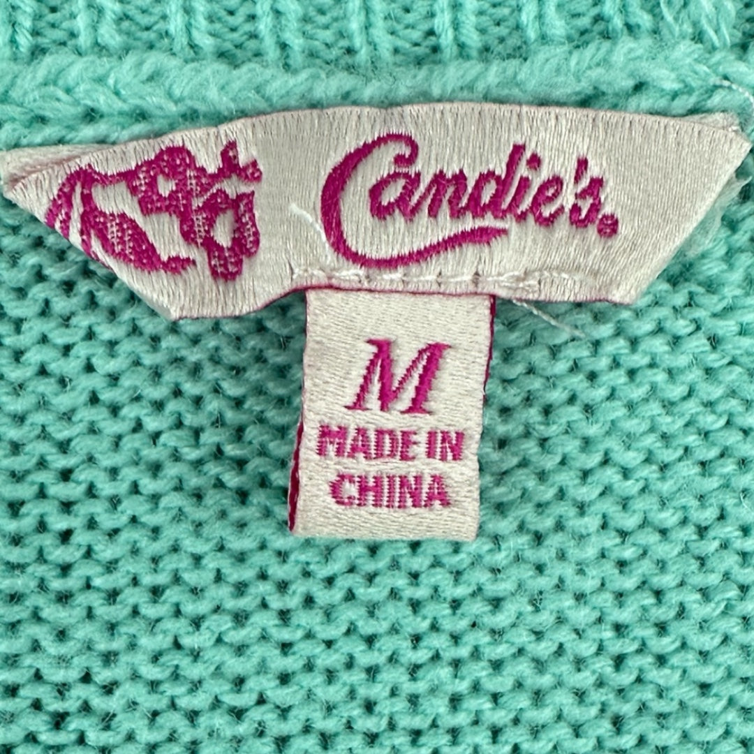 Candie's Mint Green Crewneck Sweater
