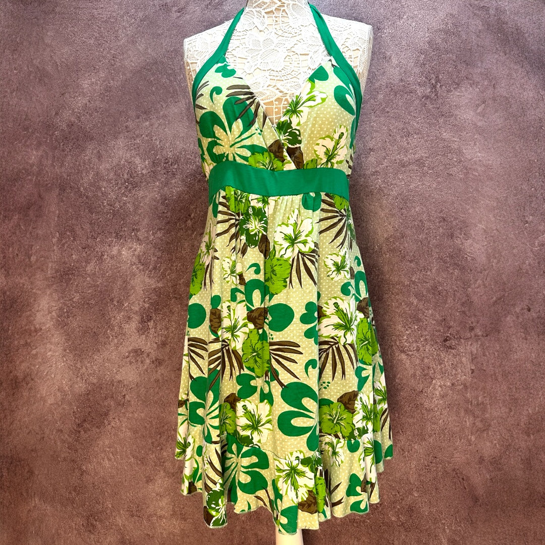 Vanity Floral Halter Dress
