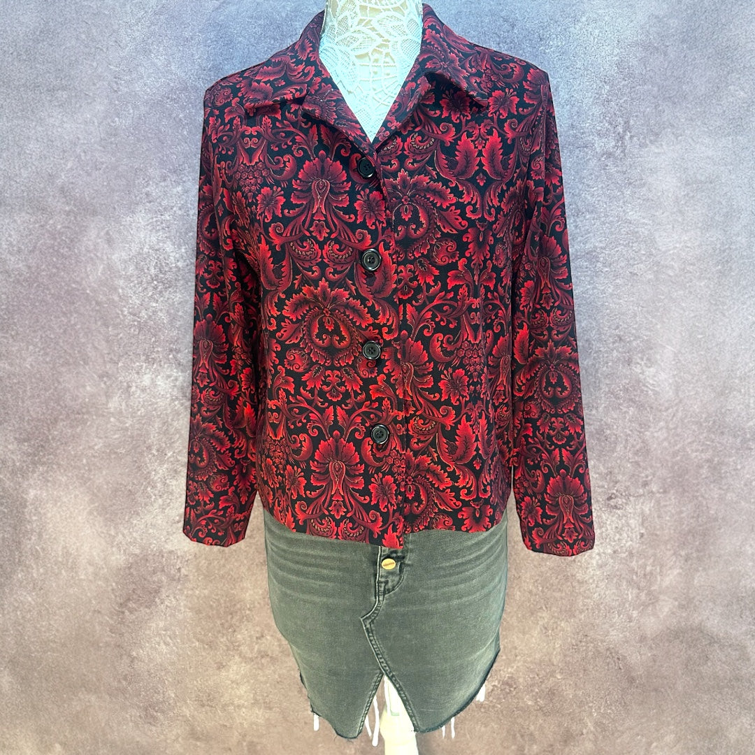 Briggs New York Damask Pattern Jacket