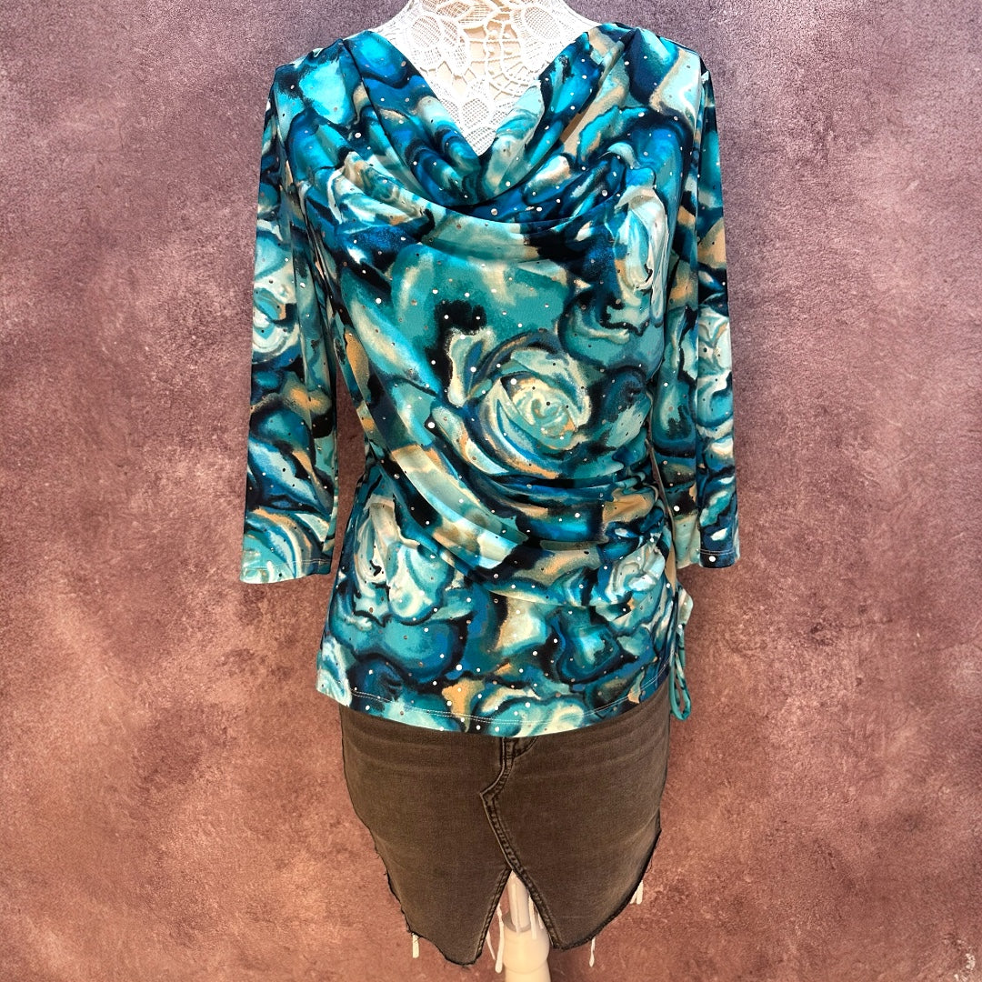 JM Collection Rose Top