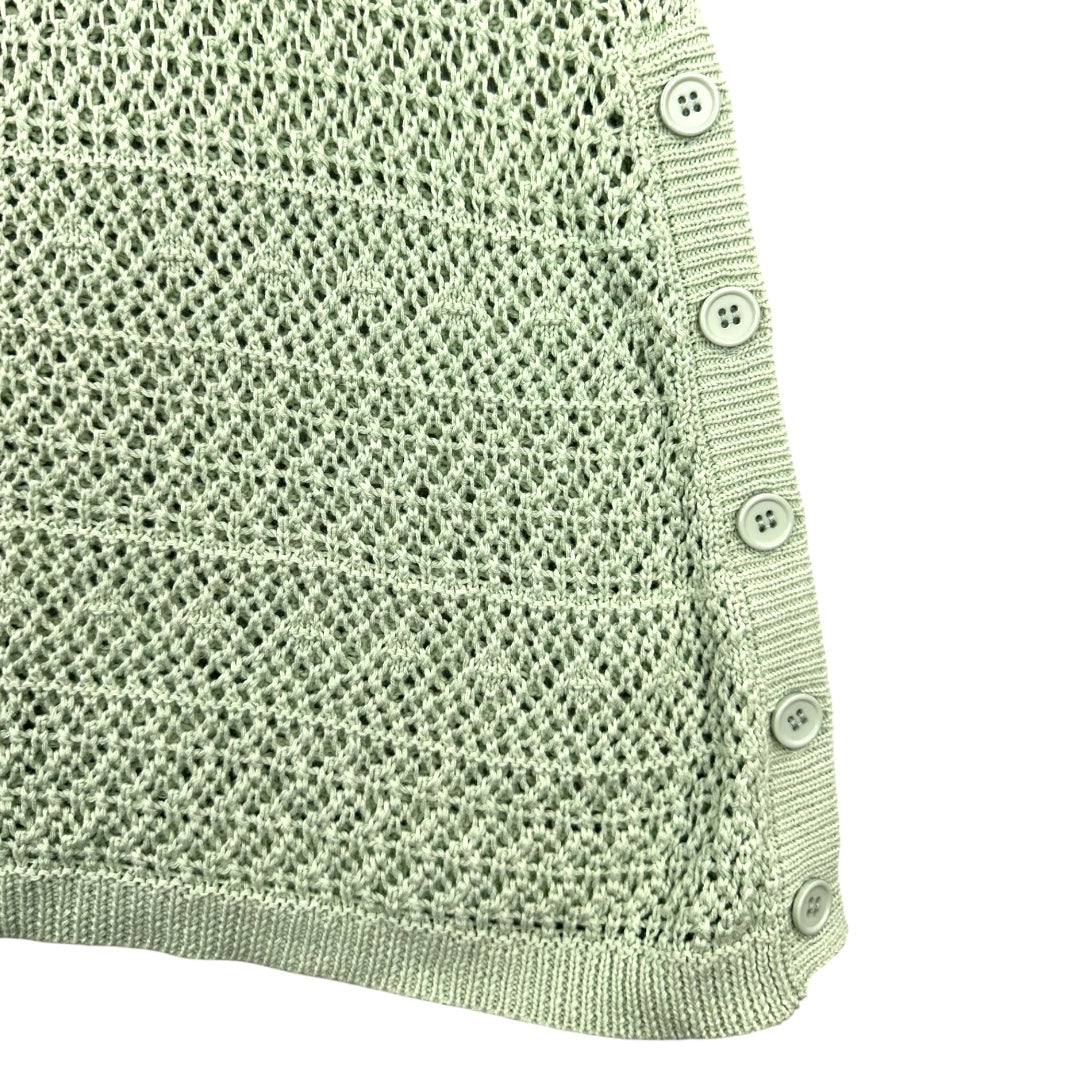 Karissa & Me Mint Green Crochet Sweater NWT