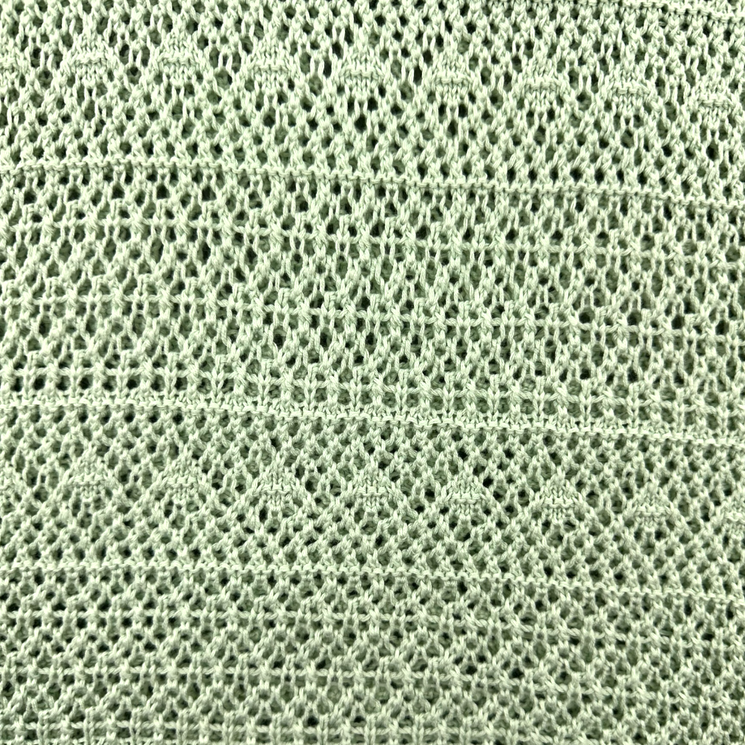 Karissa & Me Mint Green Crochet Sweater NWT