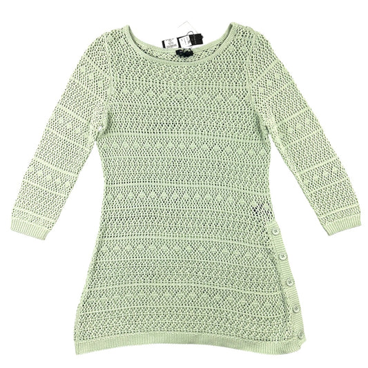 Karissa & Me Mint Green Crochet Sweater NWT