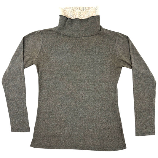 White Lace Turtleneck