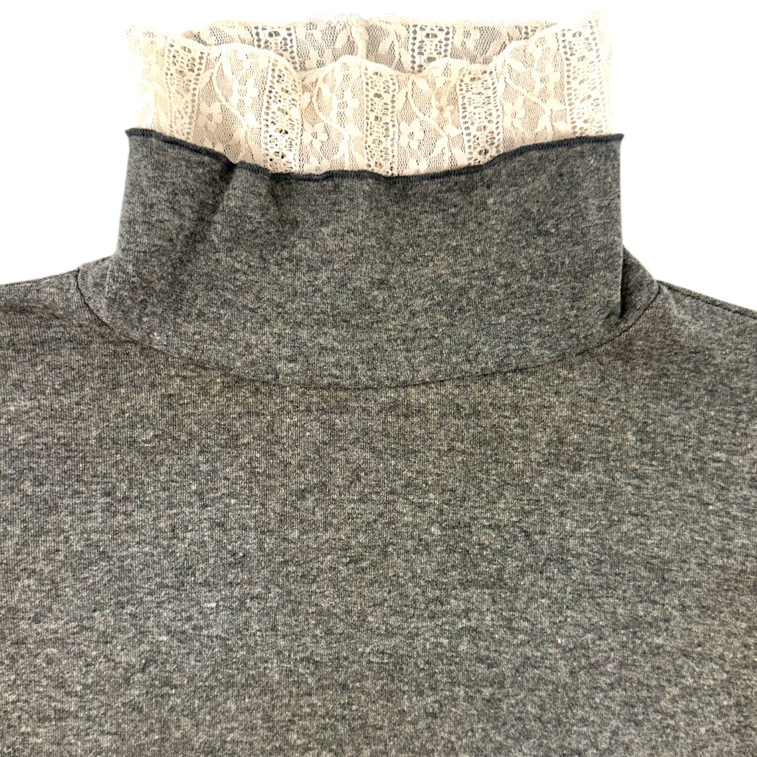 White Lace Turtleneck