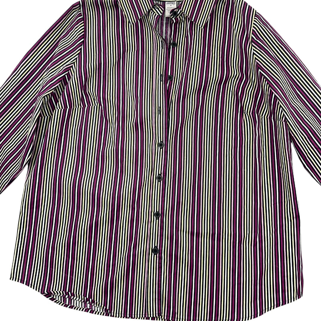 Vintage Roaman's Striped Button Up Shirt