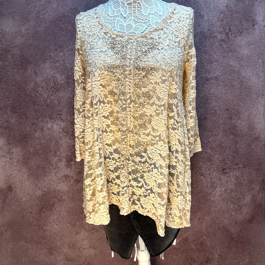 Daytrip Sheer Lace Blouse