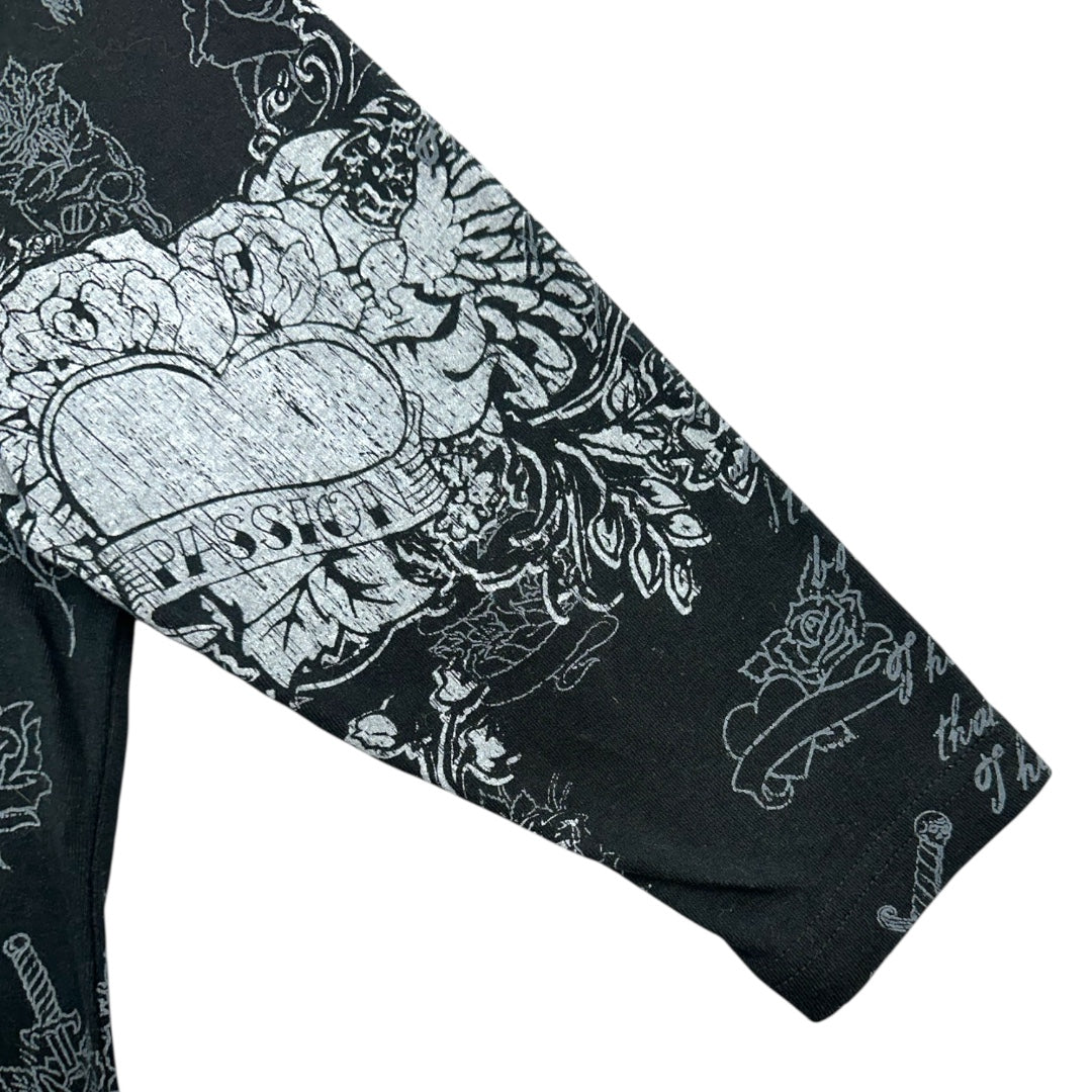 Y2K Cactus Bay Tattoo Style Graphic Tee