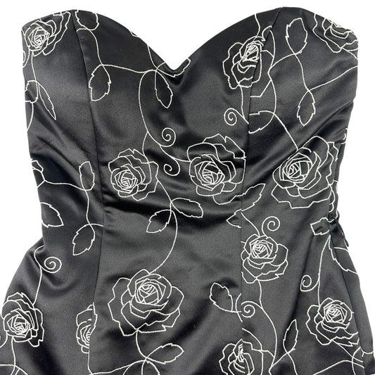 White House Black Market Strapless Floral Mini Dress