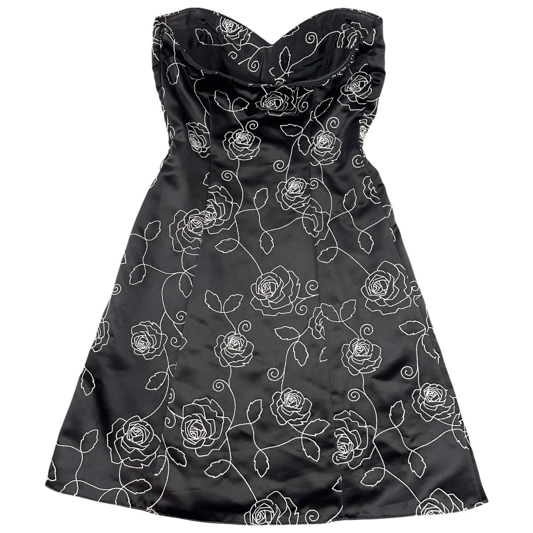 White House Black Market Strapless Floral Mini Dress