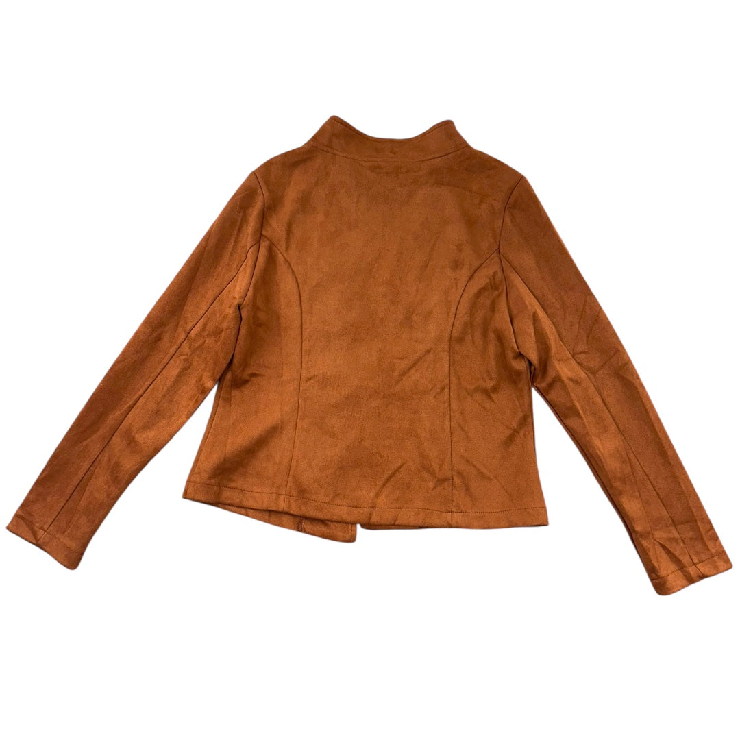 Military Style Faux Suede Jacket