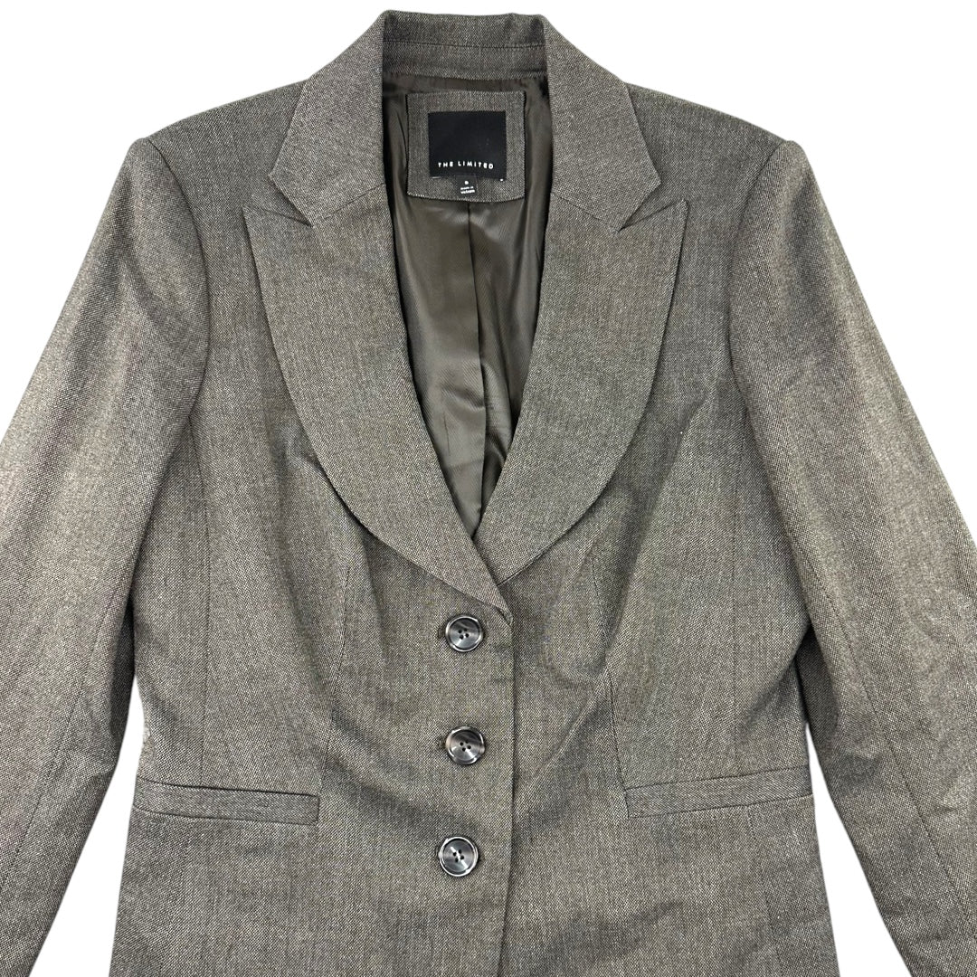 The Limited Grey 3 Button Blazer