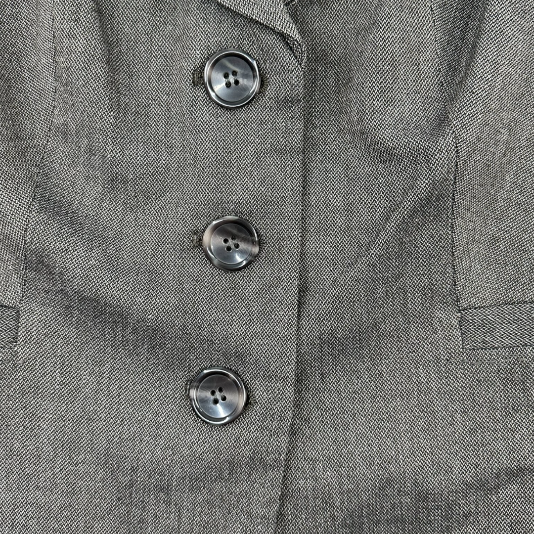 The Limited Grey 3 Button Blazer