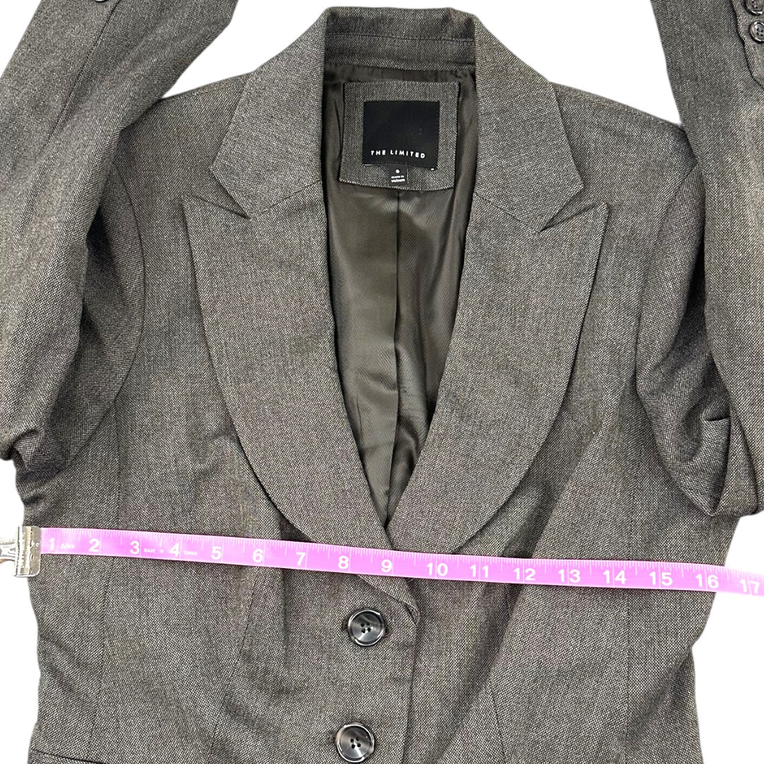 The Limited Grey 3 Button Blazer