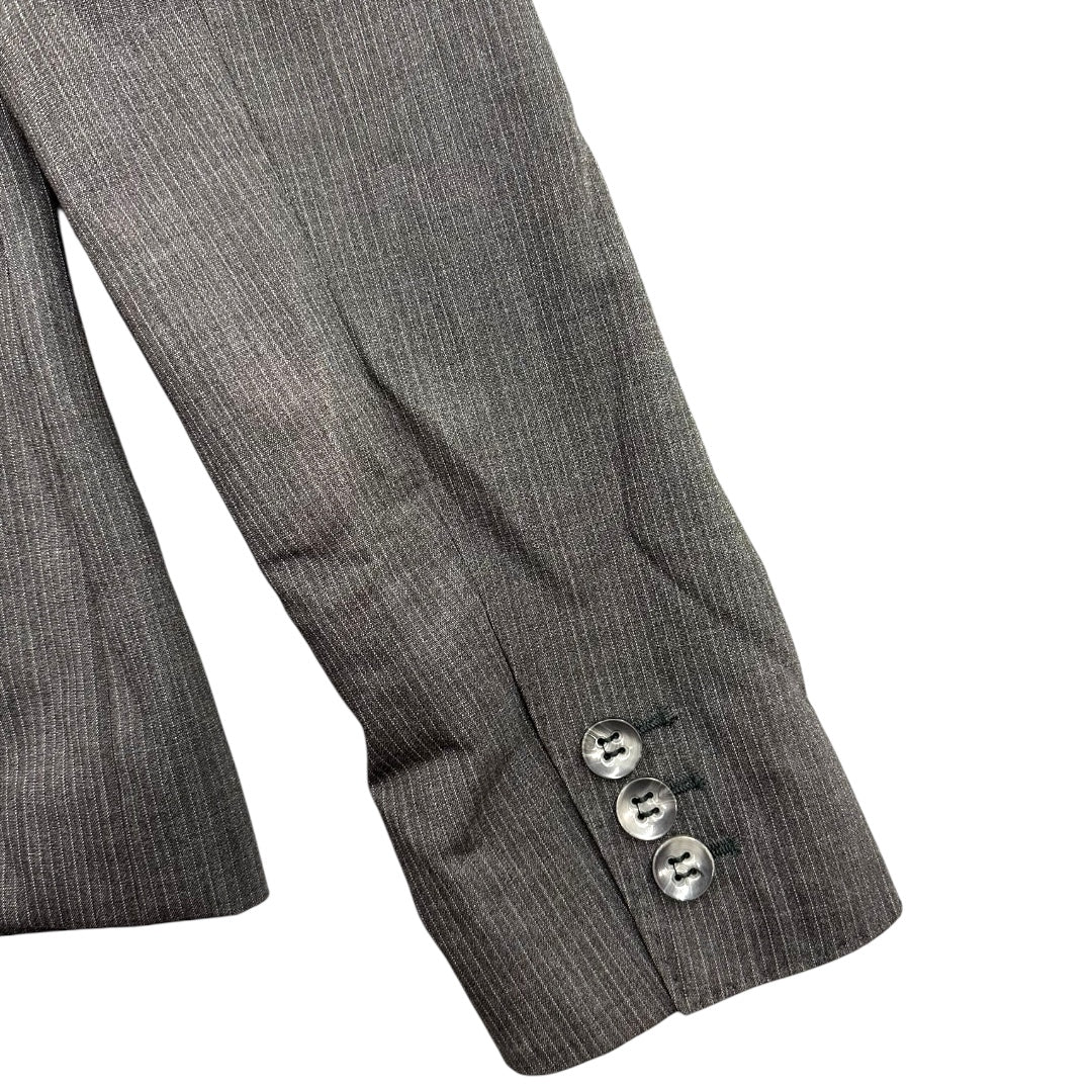 LUXE by The Limited Grey Pinstripe Blazer