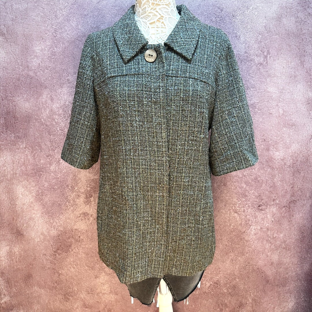 J. Jill Short Sleeve Tweed Jacket