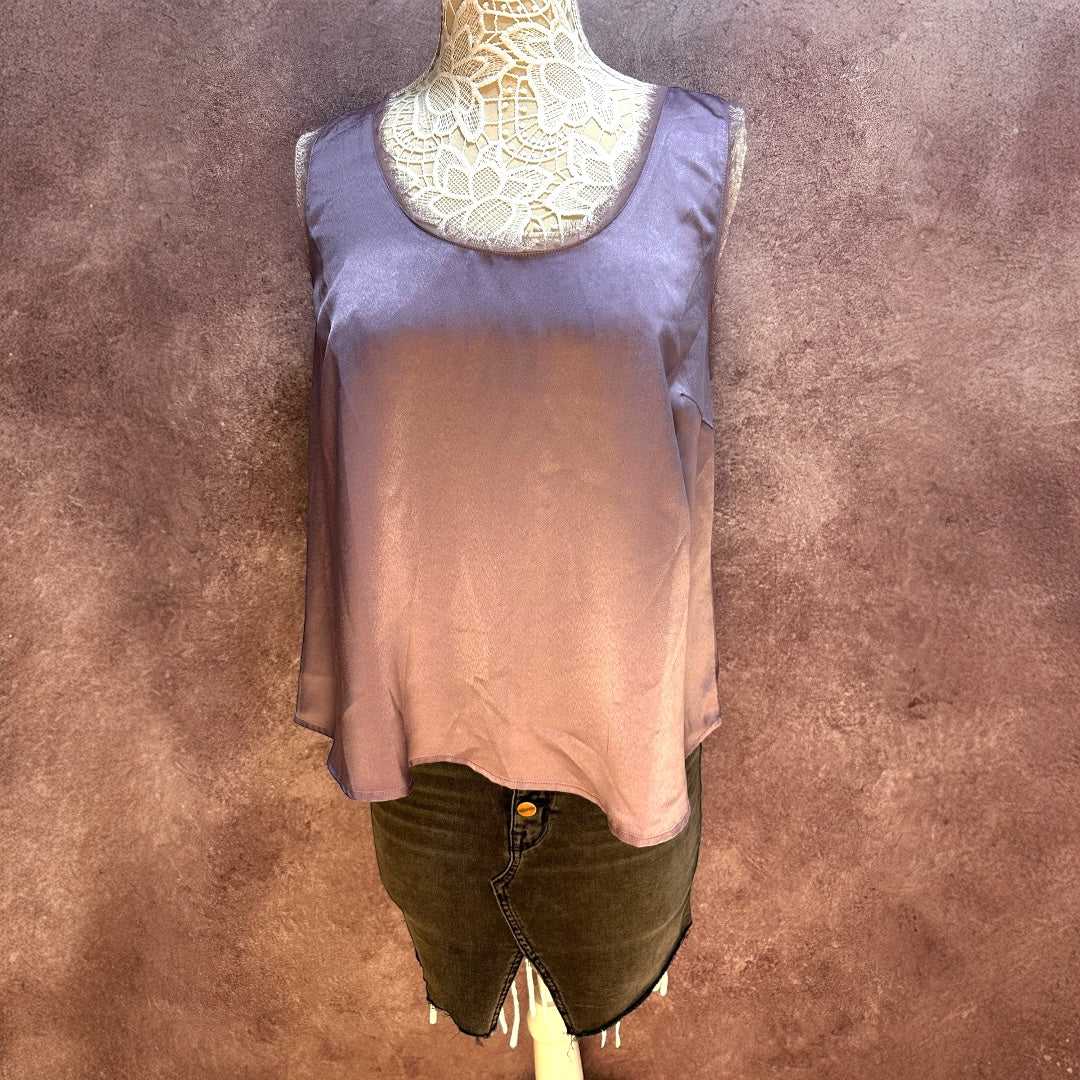Mystree Satin Tank Top