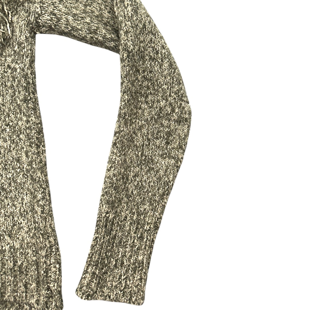 Kensie Marled Fringe Cowl Neck Sweater