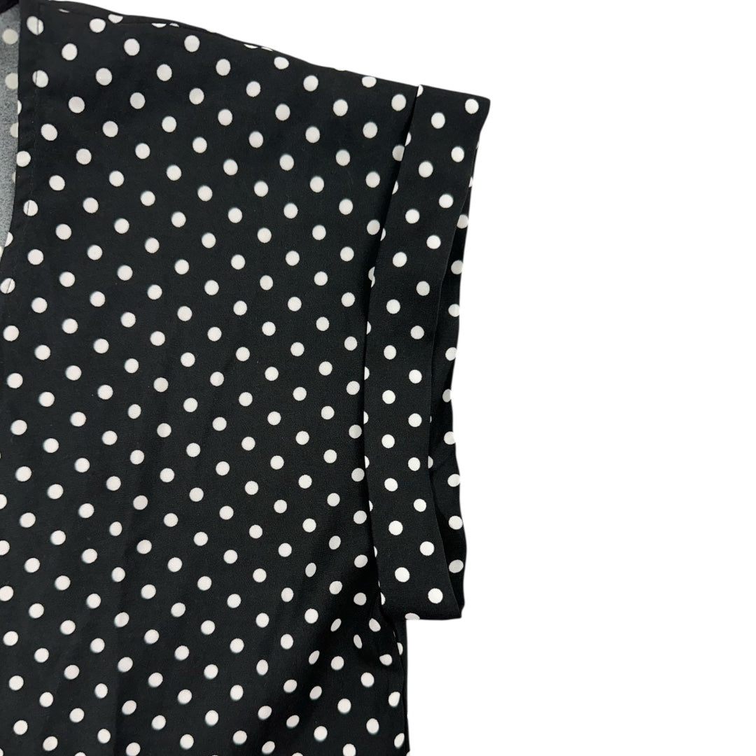 Express Polka Dot Zip Front Gramercy Tee
