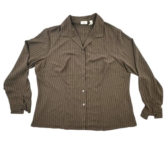 Covington Button Down Pinstripe Blouse
