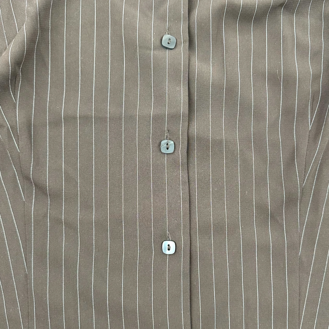 Covington Button Down Pinstripe Blouse