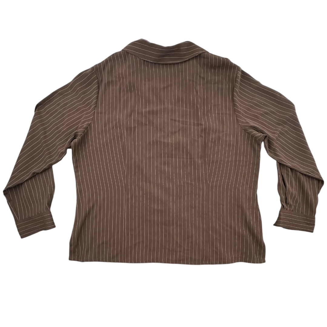 Covington Button Down Pinstripe Blouse
