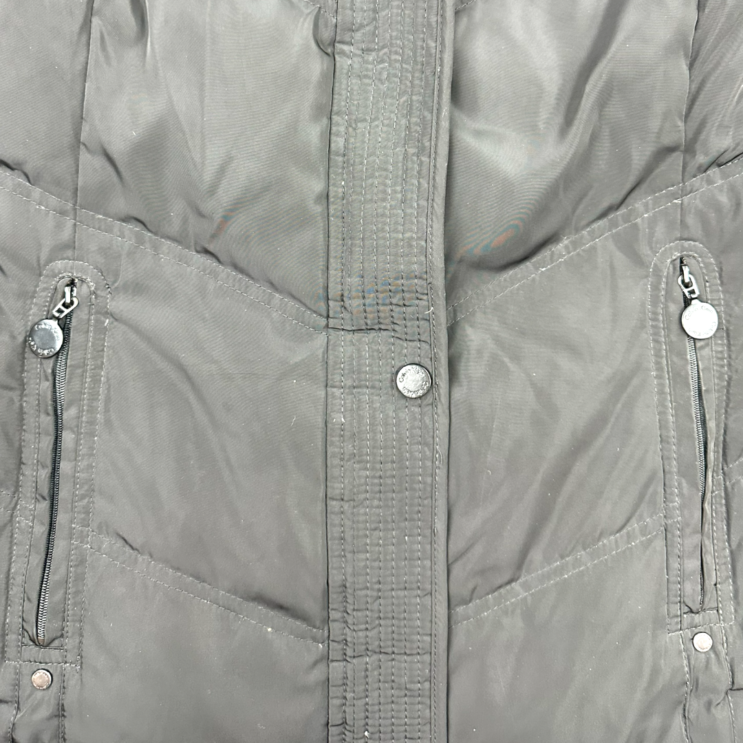 Calvin Klein Black Quilted Puffer Coat