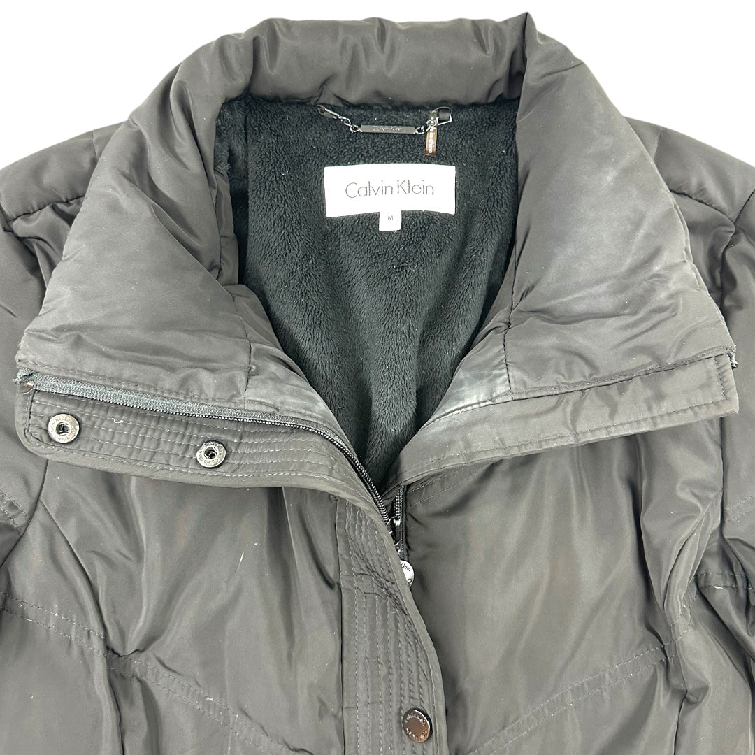 Calvin Klein Black Quilted Puffer Coat