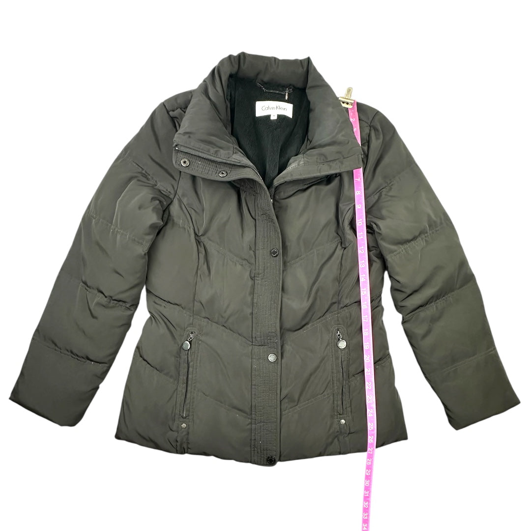 Calvin Klein Black Quilted Puffer Coat