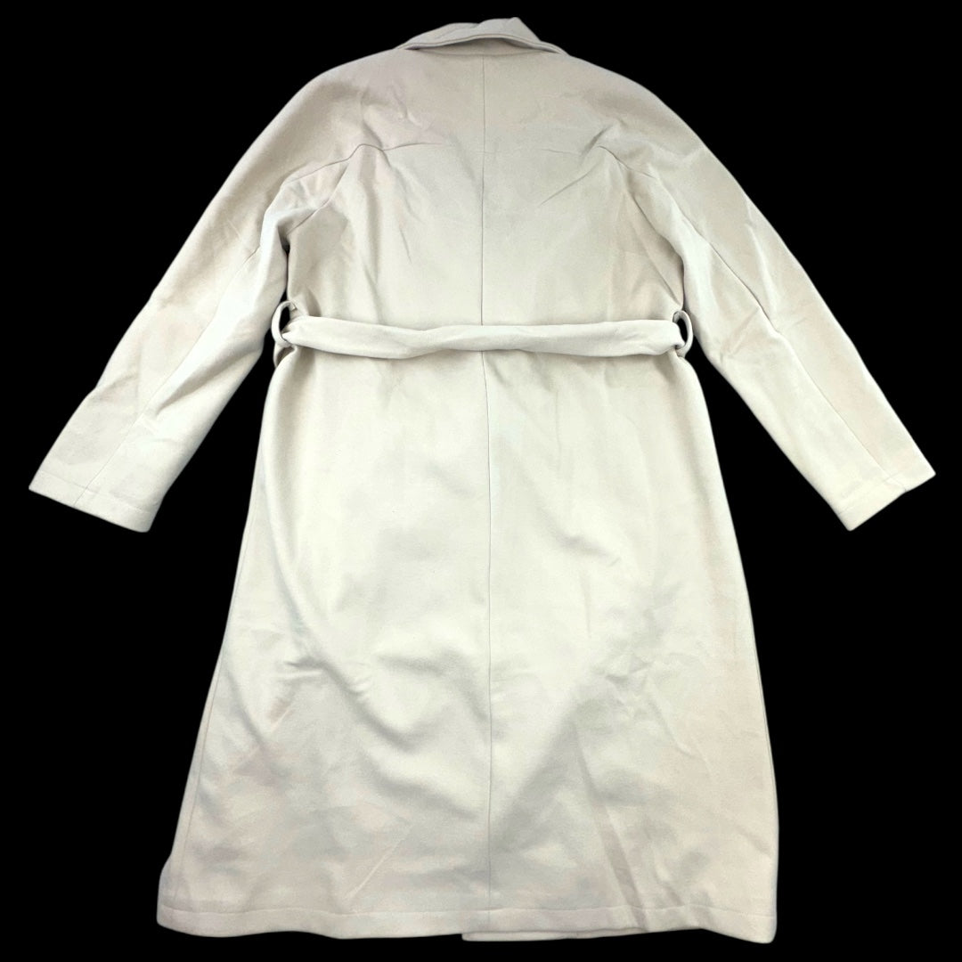 Cream Double Breasted Trench Coat