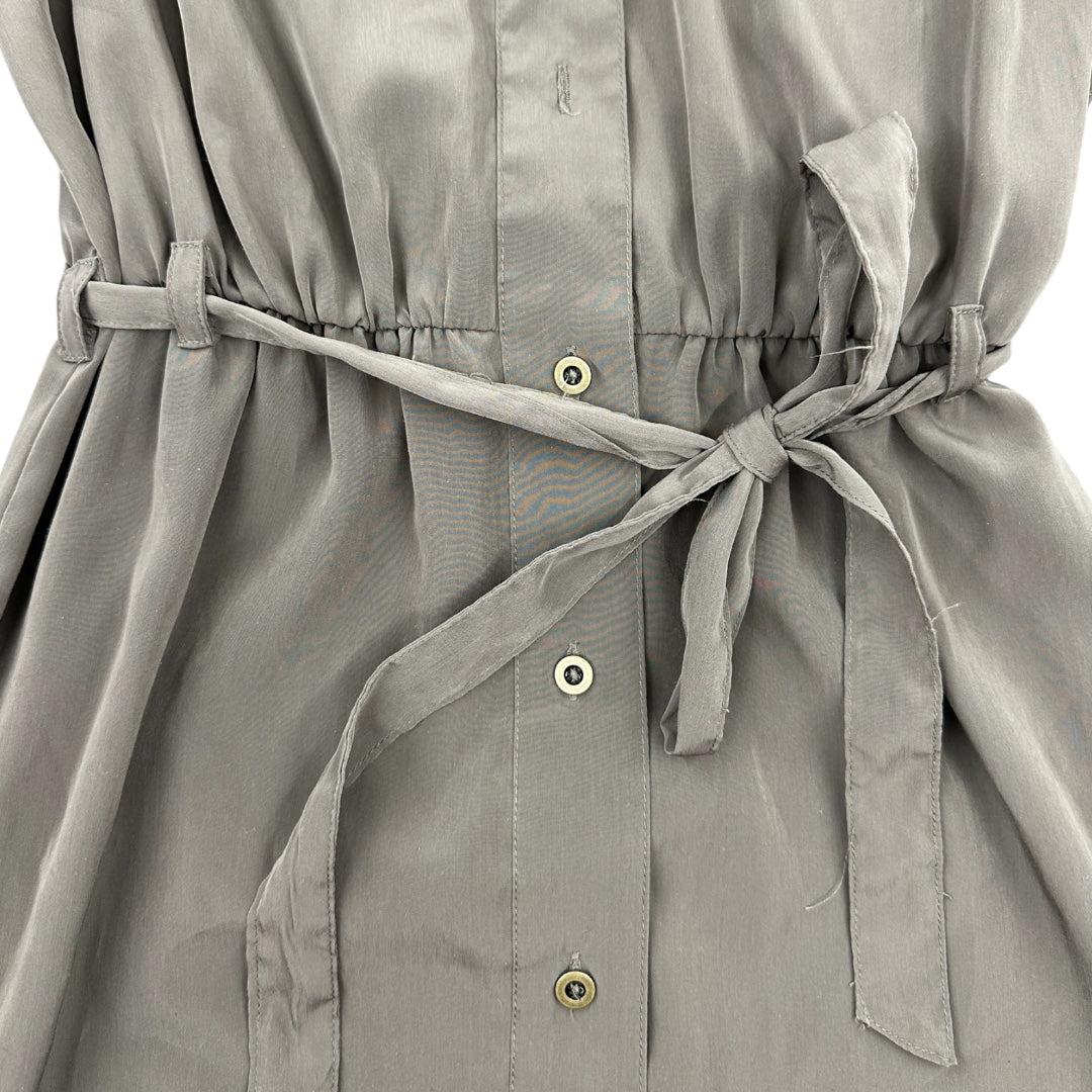 Banana Republic Olive Green Utility Shirt Dress