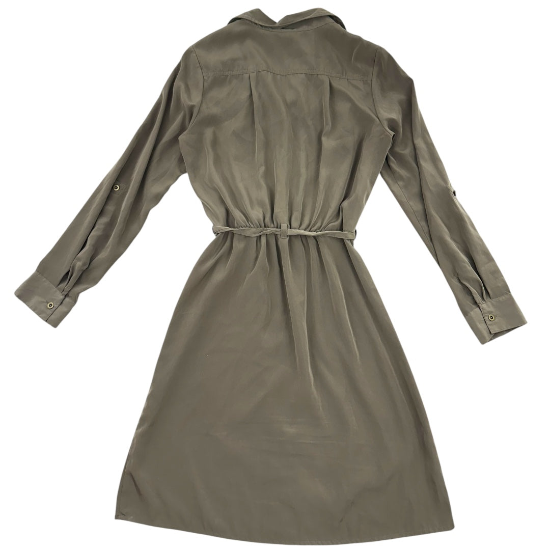 Banana Republic Olive Green Utility Shirt Dress