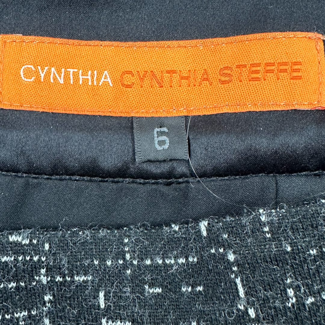 Cynthia Steffe Black and White Pencil Skirt
