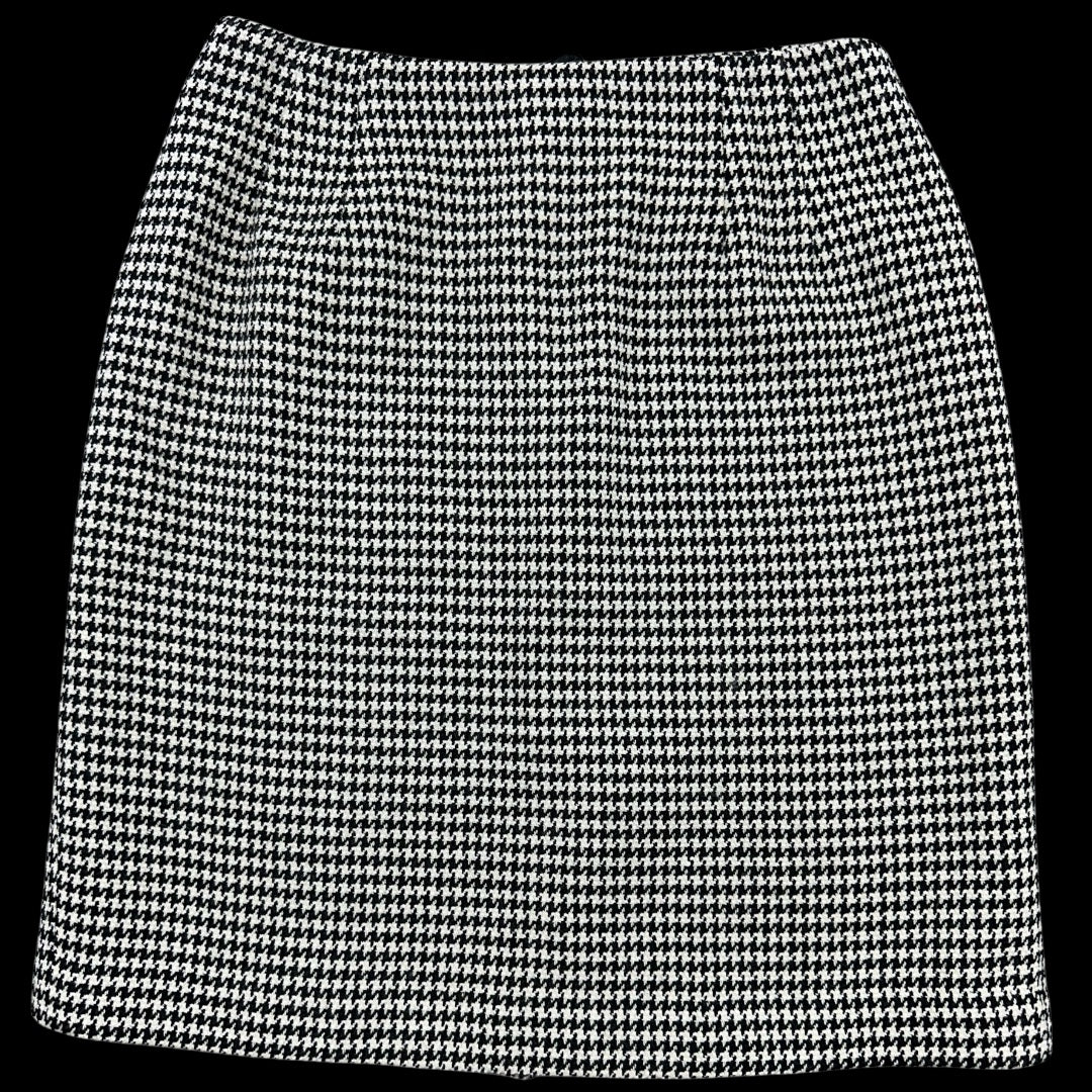Talbots Houndstooth Pencil Skirt