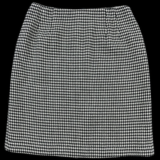 Talbots Houndstooth Pencil Skirt