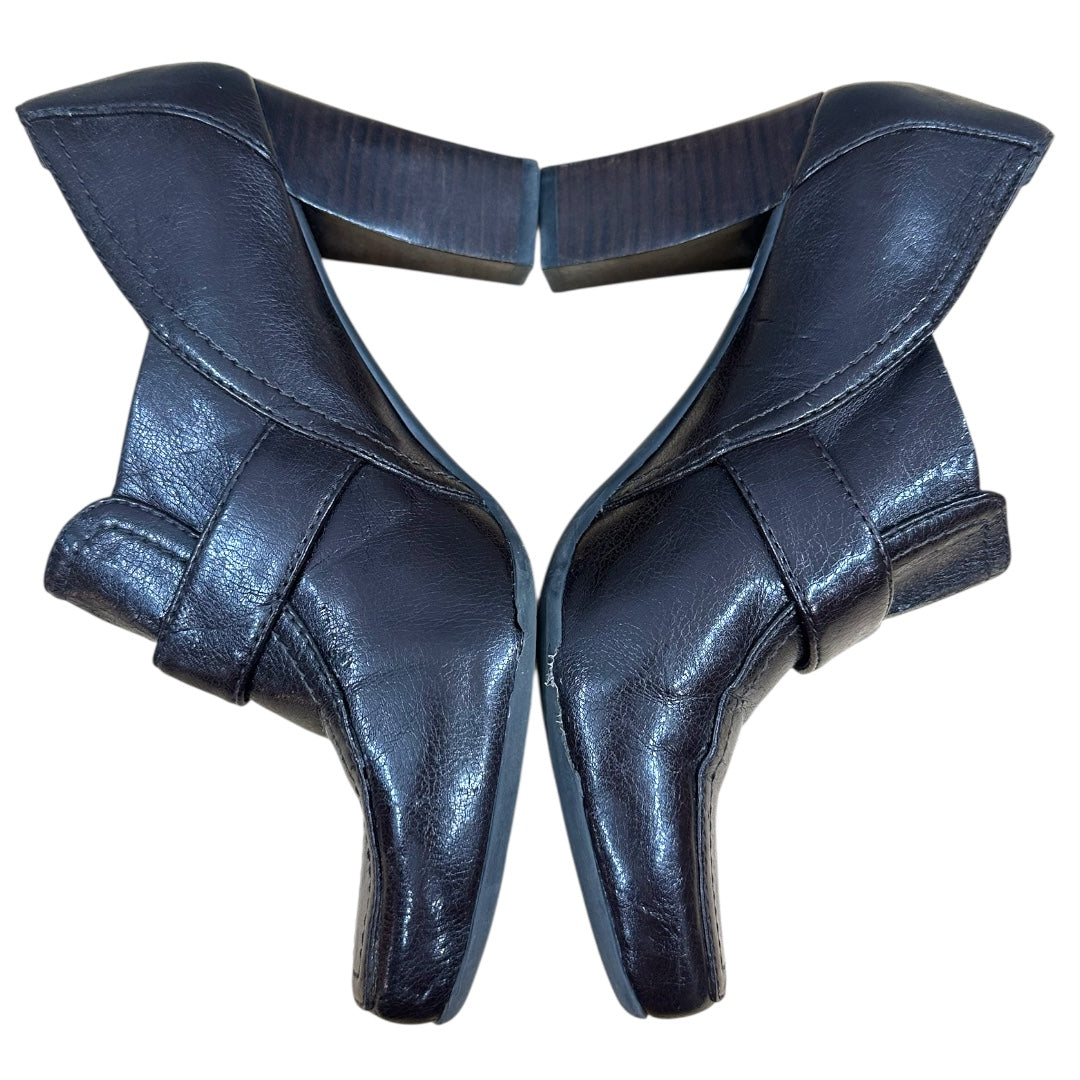 Franco Sarto Dark Brown Loafer Heels