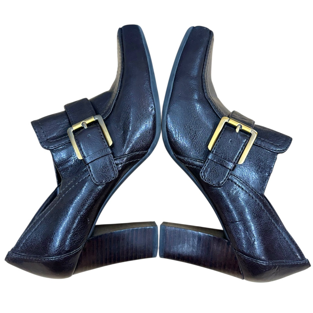 Franco Sarto Dark Brown Loafer Heels