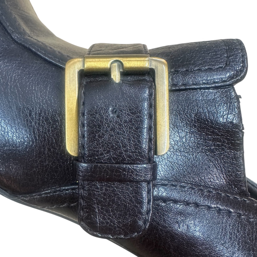 Franco Sarto Dark Brown Loafer Heels