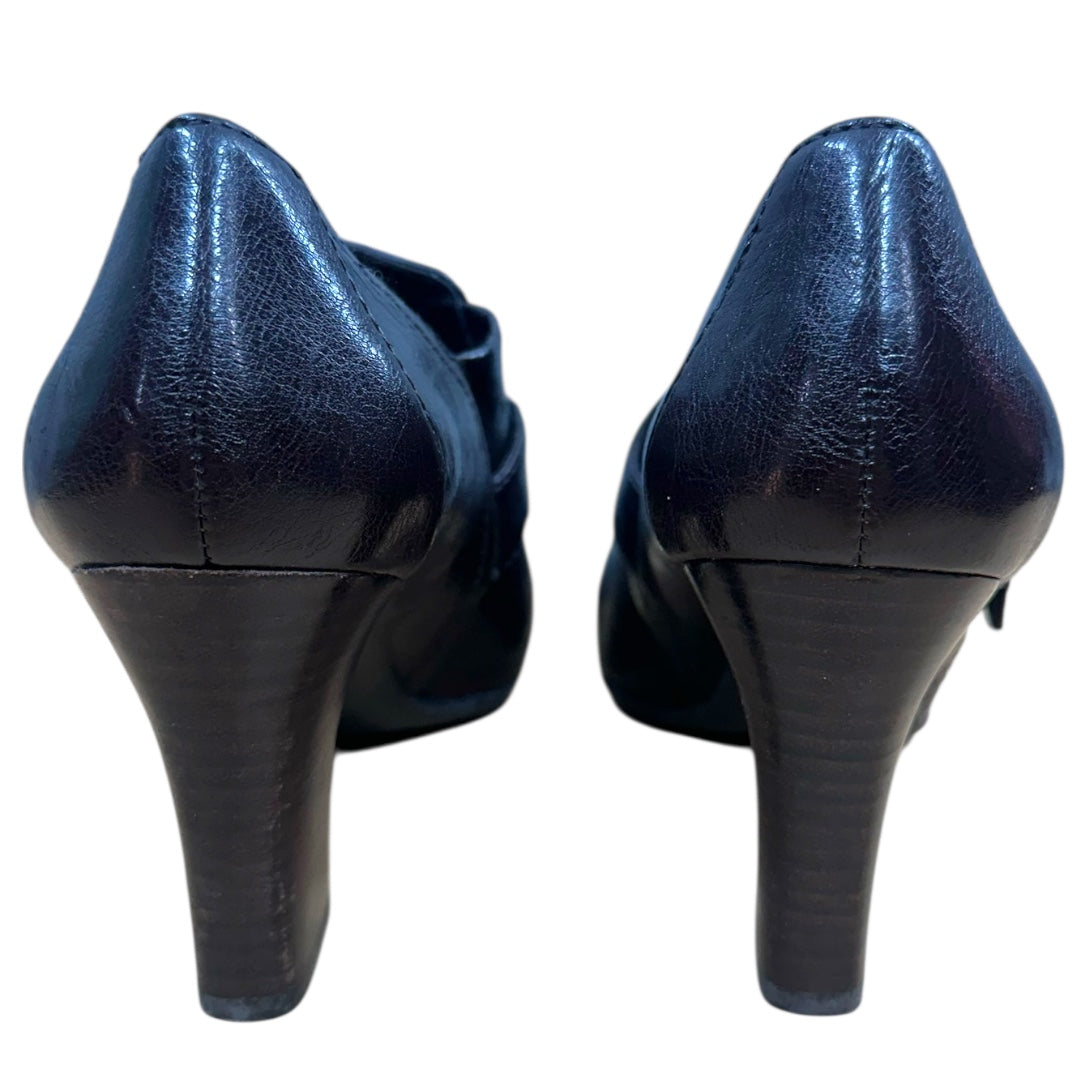 Franco Sarto Dark Brown Loafer Heels