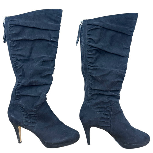 Adrienne Vittadini Suede Knee High Boots