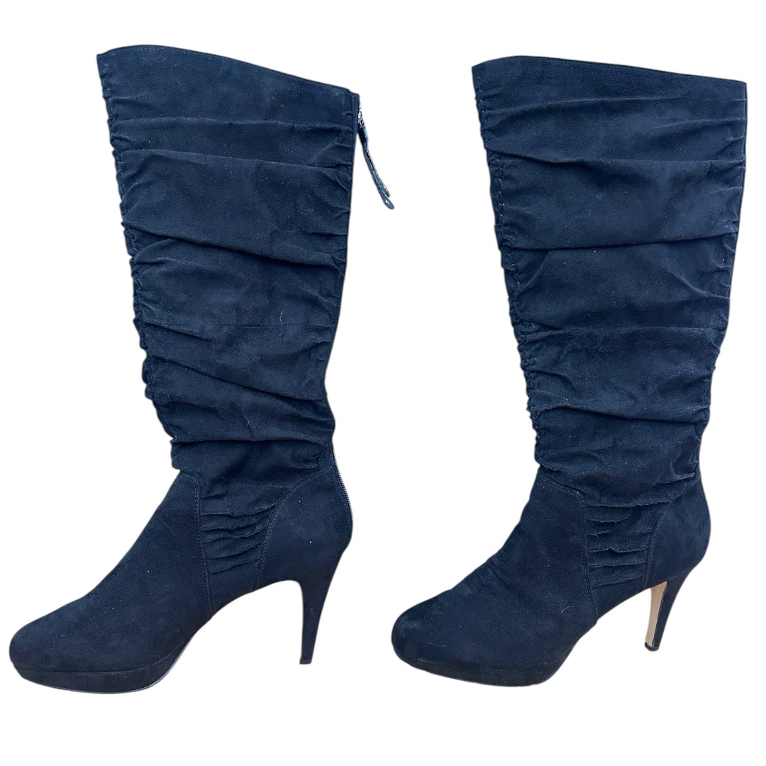 Adrienne Vittadini Suede Knee High Boots