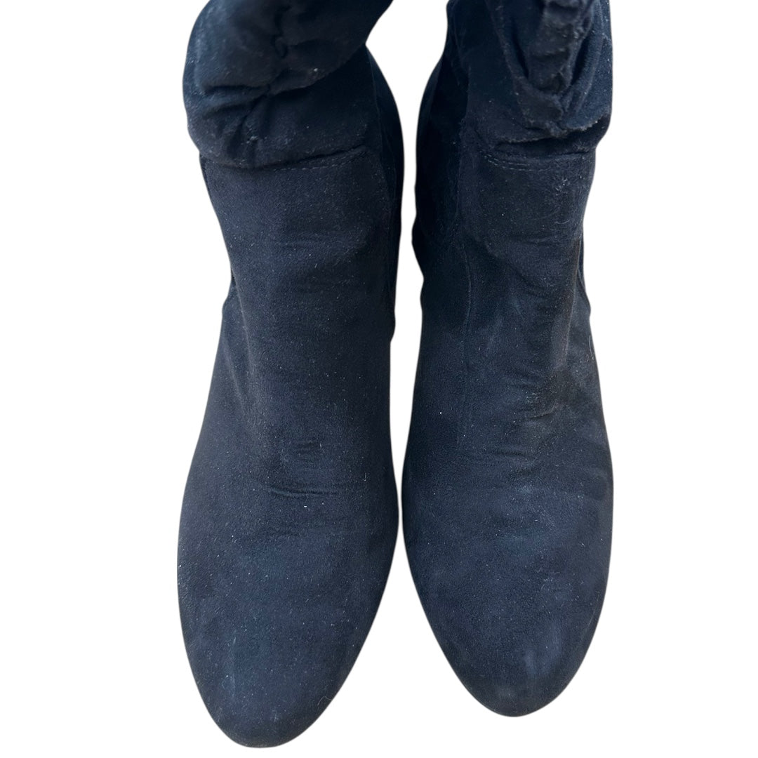Adrienne Vittadini Suede Knee High Boots